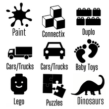 Load image into Gallery viewer, Kids Toy Storage Label & Image