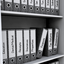 Load image into Gallery viewer, Custom Home Organisation Decals/Lables - Streamline Your Space with Style and Precision