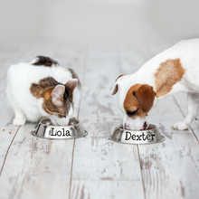 Load image into Gallery viewer, Personalised Pet Bowl Decals for Dogs and Cats - Custom Vinyl Stickers