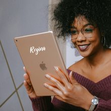 Load image into Gallery viewer, Laptop Name Labels - Tablet Name Decals