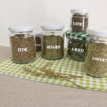 Load image into Gallery viewer, Herb and Spice Jar Decals/Labels - Organise Your Kitchen with Style and Functionality