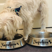 Load image into Gallery viewer, Personalised Pet Bowl Decals for Dogs and Cats - Custom Vinyl Stickers