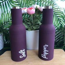 Load image into Gallery viewer, 2 x Electric Salt & Pepper Grinders with Labels