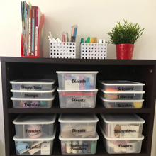 Load image into Gallery viewer, Custom Home Organisation Decals/Lables - Streamline Your Space with Style and Precision