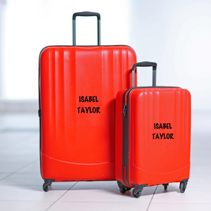 Personalised Suitcase Decals - Custom Vinyl Stickers for Travellers & Kids