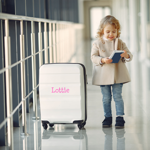 Personalised Suitcase Decals - Custom Vinyl Stickers for Travellers & Kids