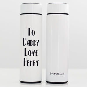 Smart LED Display Insulated Water Bottle