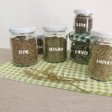 Load image into Gallery viewer, Herb and Spice Jar Decals/Labels - Organise Your Kitchen with Style and Functionality
