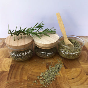 Herb and Spice Jar Decals/Labels - Organise Your Kitchen with Style and Functionality